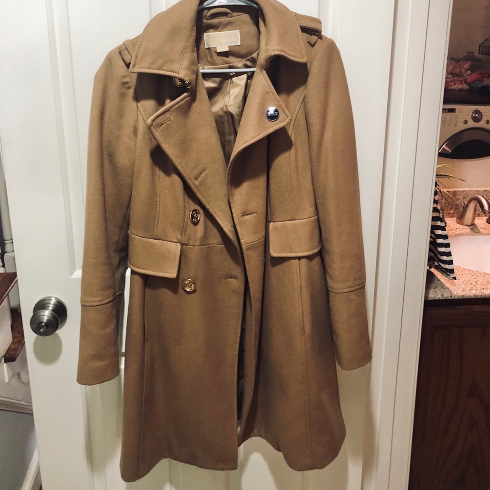 Camel pea coat